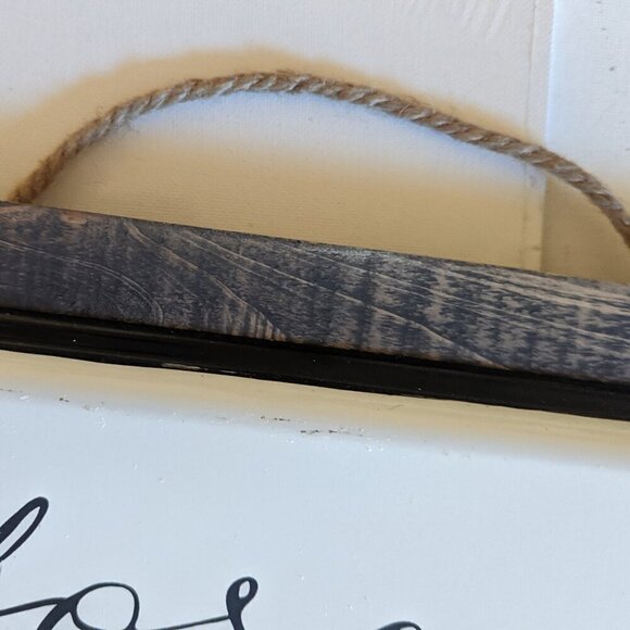 NWT Primitive 'Forever Loving You' Farmhouse Enamel Wood Slat Home Wall Decor - Picture 6 of 8